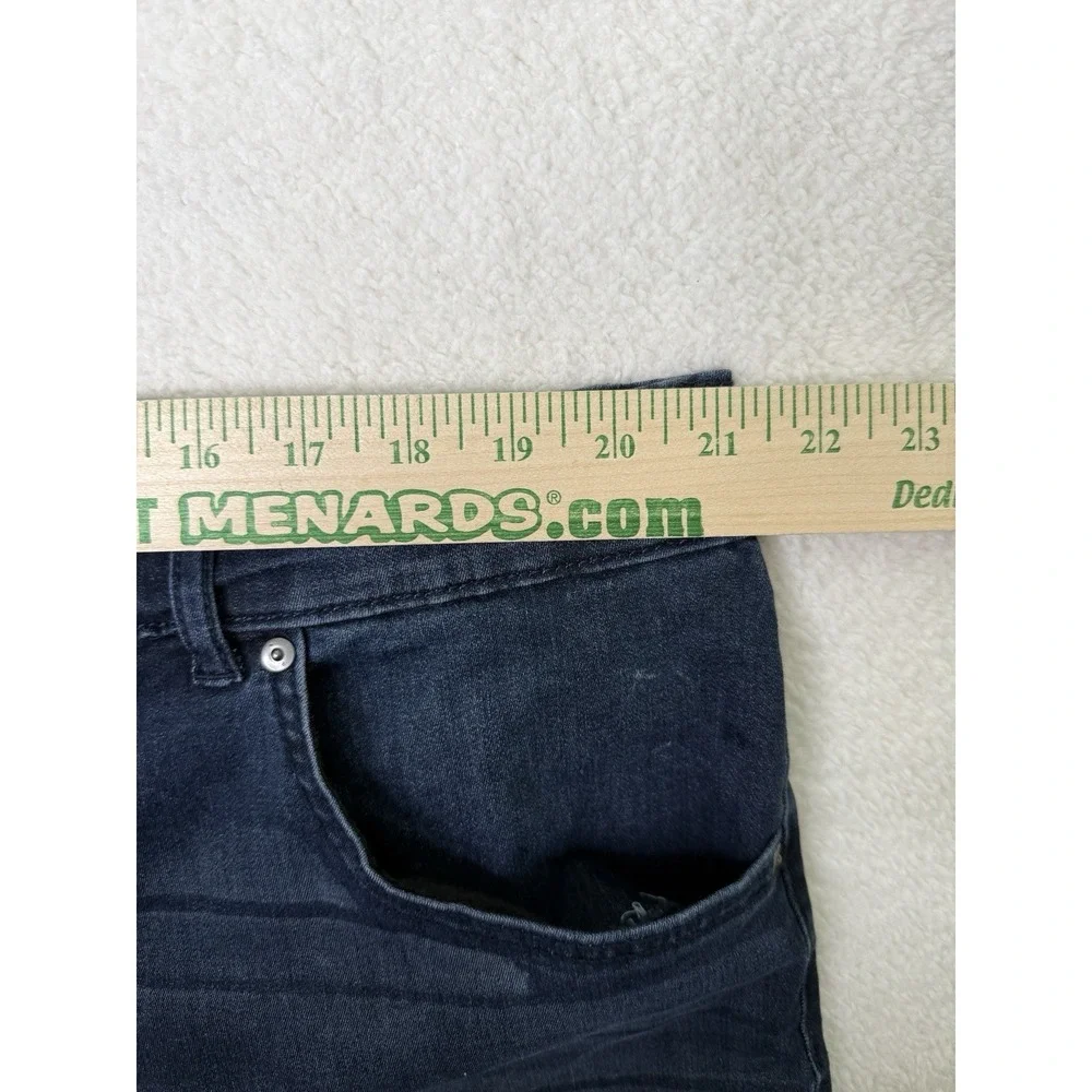 Terra and Sky Women's Denim Jeans Straight Dark Wash‎ Stretch 22W petite 42 x 27